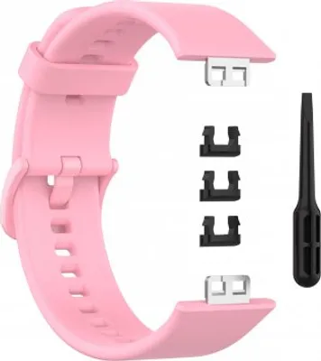 Produktbild von BStrap Silicone Armband für Huawei Watch Fit, light pink