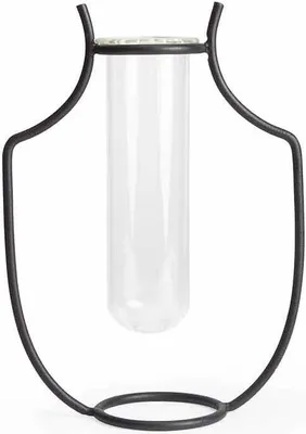 Produktbild von Eisenvase - amphorenförmige Soliflore - Industriestil