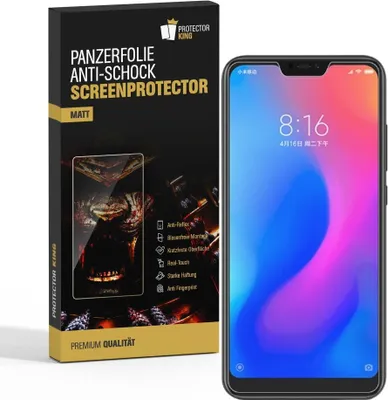 Produktbild von 4x Panzerfolie für Xiaomi Redmi Note 6 ANTI-SCHOCK Displayschutzfolie MATT