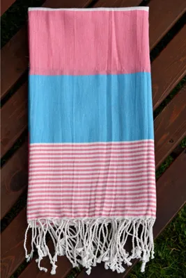 Produktbild von Peshtemal Handtuch Rainbow Pink