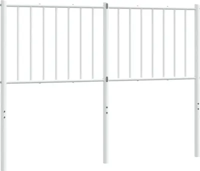 Produktbild von vidaXL Ersatz-Kopfteil Metall Weiß 120 cm
