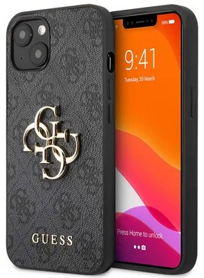 Obrázek produktu pro Guess 4G Big Metal Logo - pouzdro pro iPhone 13 (šedé)