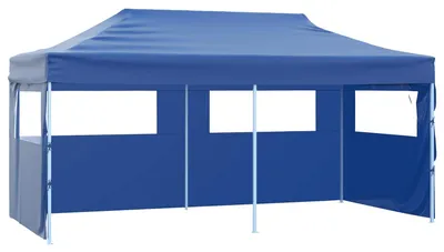 Produktbild von vidaXL Party-Zelt Blau 291 x 580 x 315 cm Oxford-Stoff