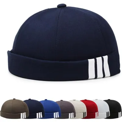 Produktbild von Docker Cap Herren 100% Baumwolle Verstellbar Sommer Mütze