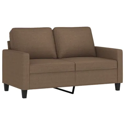 Produktbild von vidaXL 2-Sitzer-Sofa Braun 120 cm Stoff