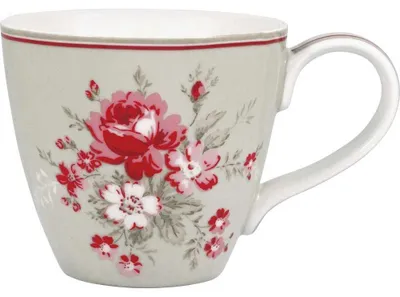 Produktbild von Greengate Marie Becher mit Henkel beige 0,35l