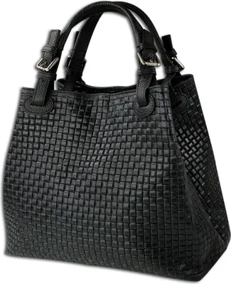 Produktbild von Toscanto Leder Tasche Handtasche Umhängetasche schwarz OTT164HS