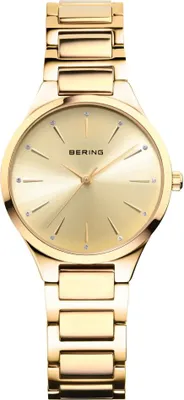 Produktbild von Damenarmbanduhr BERING 15630-733-P in klassischem Gold.