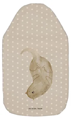 Produktbild von Mr. & Mrs. Panda Wärmekissen Otter Kopfüber - Grau Pastell - Geschenk, Niedlich, Seeotter See, Wärmeflasche, Wärmflasche, mit Bezug, gummi, Süß, Bettflasche