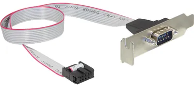 Obrázek produktu pro DeLOCK 89300, Šedá, 0,4 m, DB9, 9-p COM