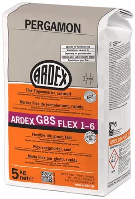 Produktbild von ARDEX G8S FLEX-Fugenmörtel 1-6 - 5 kg pergamon