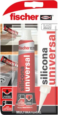 Obrázok produktu pre Silikón Fischer 98718 univerzálny biely 50 ml