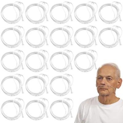 Produktbild von Set mit 20 Nasenkanülen für Sauerstoffgerät mit Schlauch