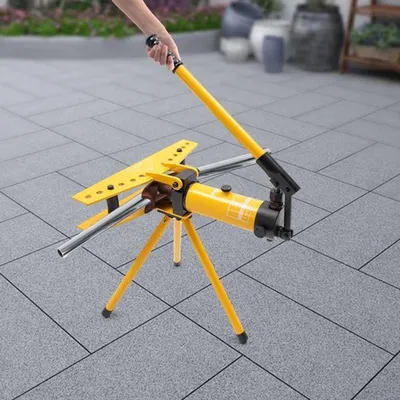 Obrázek produktu pro Ruční hydraulický ohýbač trubek - nosnost 10 tun, 6 nástavců - nářadí pro autoservis
