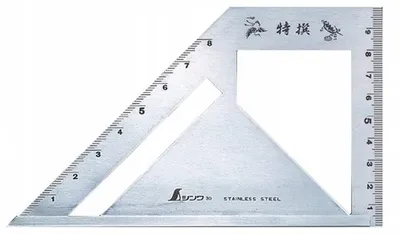 Image de Shinwa Équerre en acier pour menuisier 45/90 degrés