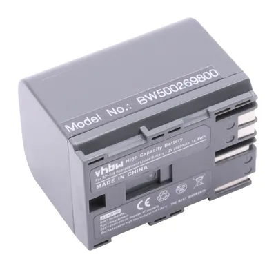 Produktbild von vhbw Akku Ersatz für Canon BP-512, BP-514, BP-522, BP-511, BP-535 für Videokamera Camcorder (2000mAh, 7,2V, Li-Ion)