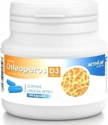 Produktbild von Activlab Osteoperos D3 2000iu 100 Kapseln