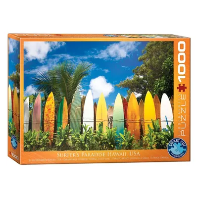 Immagine prodotto di Eurographics Puzzle Hawaii Surferparadies, 1000 Teile, 68 x 48 cm, 6000-0550