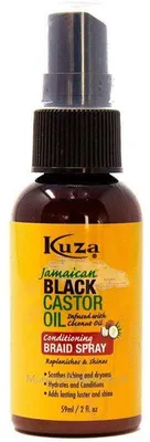 Obrázok produktu pre Kuza – sprej na copíky s jamajským čiernym ricínovým olejom, 2 oz