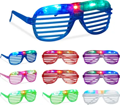 Produktbild von relaxačné LED okuliare v súprave 10 kusov