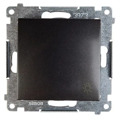 Obrázok produktu pre Kontakt-Simon DS1.01/48, Tlačidlový spínač, Plast, Antracit, IP20, IP44, 250 V, 10 A