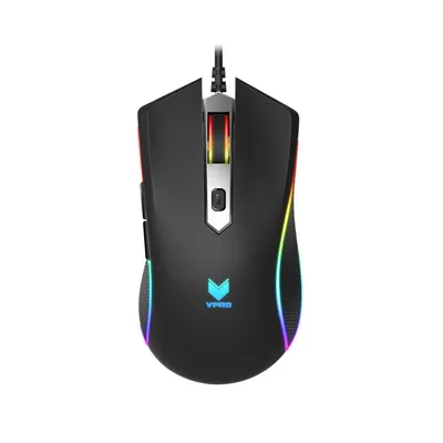 Produktbild von Rapoo V280, rechts, Optisch, USB Typ-A, 7000 DPI, Schwarz, Grau