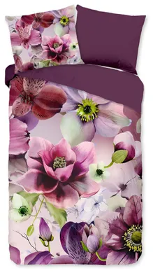 Imagen del producto de Juego de sábanas "Chimai" – Rojo – (140x220 cm) – 100% poliéster