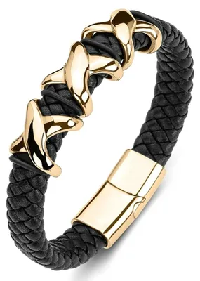 Immagine prodotto di Bracciale in pelle vintage da uomo, perfetto come regalo