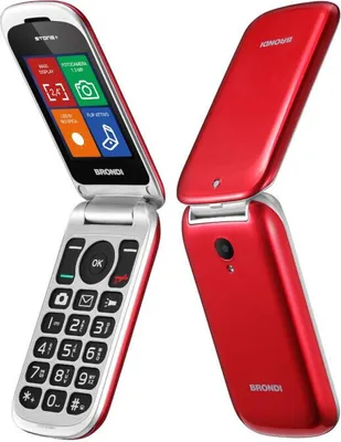 Immagine prodotto di BRONDI STONE+ 6,1 cm (2.4") Rosso Dual SIM Fotocamera 1.3Mp