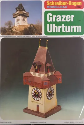 Produktbild von Schreiber-Bogen Modellbau Grazer Uhrturm HO