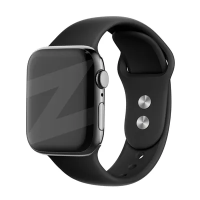 Produktbild von Bandz Dual Snap Silikonarmband, passend für Apple Watch 1/2/3/4/5/6/7/8/9/SE - Größen: 38/40/41/42 mm
