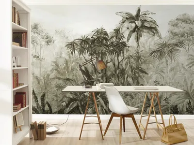 Produktbild von Fototapete 486056 Tapete Botanical Dschungel 400 x 300 cm Rasch Florentine III Grau Beige