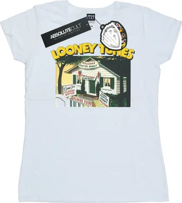 Image de T-shirt Looney Tunes « Welcome » pour femmes BI27639 (XL) (blanc)