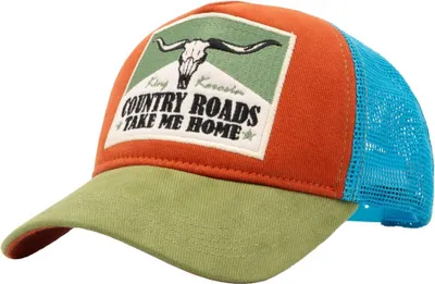 Produktbild von King Kerosin Herren Trucker Cap Country Roads Orange & Green