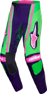 Obrázok produktu pre Motokrosové nohavice Alpinestars Techstar Nomur, zeleno-fialové, 32