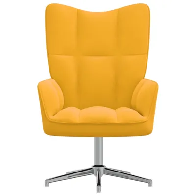 Produktbild von "Winterschlussverkauf "Einzelsessel moderne - CLORIS - Relaxsessel - Polstersessel Senfgelb Samt - 62 x 68 x 91 cm - NeuMöbel7704726