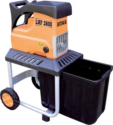 Produktbild von ATIKA LHF 2800 Leise-Walzenhäcksler Gartenhäcksler Elektrohäcksler Schredder, 230V, 2800W für Grünschnitt, Kompost