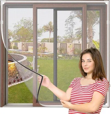 Produktbild von Magnetisches Fenster-Fliegengitter, verstellbar bis 120 x 140 cm - einfache Installation ohne Werkzeug