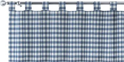 Produktbild von Dekoria Kurzgardine mit Schlaufen, marinenblau-ecru , 390 x 40 cm