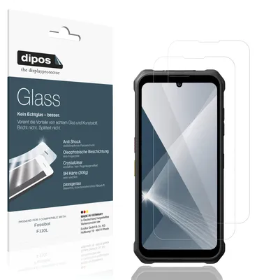 Image de 2x Protection ecrán pour Fossibot F110L Verre souple Film Protecteur 9H dipos