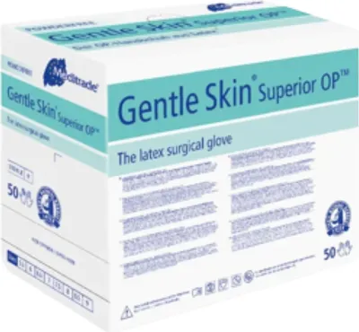 Produktbild von Meditrade® unisex OP-Handschuhe Gentle Skin® Superior OP™ weiß Größe 6 50 St.