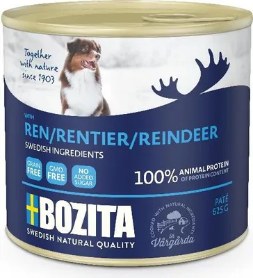 Produktbild von Bozita RENTIER – PATÉ, Adult, jede Rasse, Hirsch, 625 g