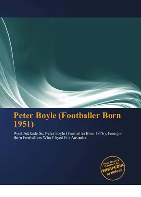 Produktbild von Peter Boyle (Footballer Born 1