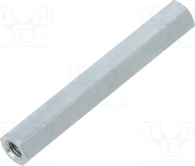 Produktbild von 10x Distanzmuffe mit Gewinde sechskant 35mm Innengew: M3   123X35 Distanzelemente a