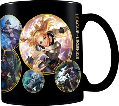 Produktbild von League Of Legends - Tasse mit Farbwechsel PM12339 (Einheitsgröße) (Schwarz/Bunt)