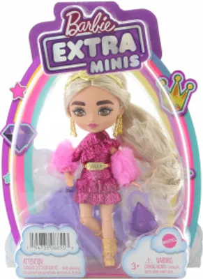 Zdjęcie produktu dla Barbie Extra HJK67, Mini lalka, Damski, 3 lat(a), Dziewczyna, 139 mm, 80 g