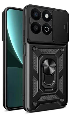 Produktbild von Techsuit Camshield Back Cover Hülle für HONOR 200 Smart/X7c - Schwarz