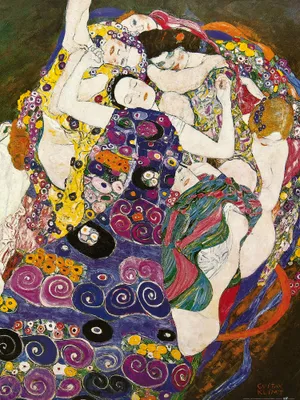 Produktbild von Gustav Klimt Kunstdruck Bild - Die Jungfrau, 1912 - 1913 (80 x 60 cm)
