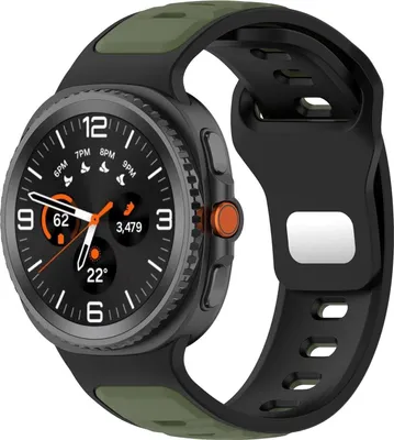 Immagine prodotto di Cinturino in silicone a doppio colore con chiusura rapida per Samsung Galaxy Watch 8 / 8 Classic