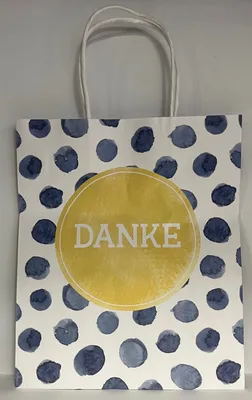 Produktbild von Geschenktüte Danke18x8H22